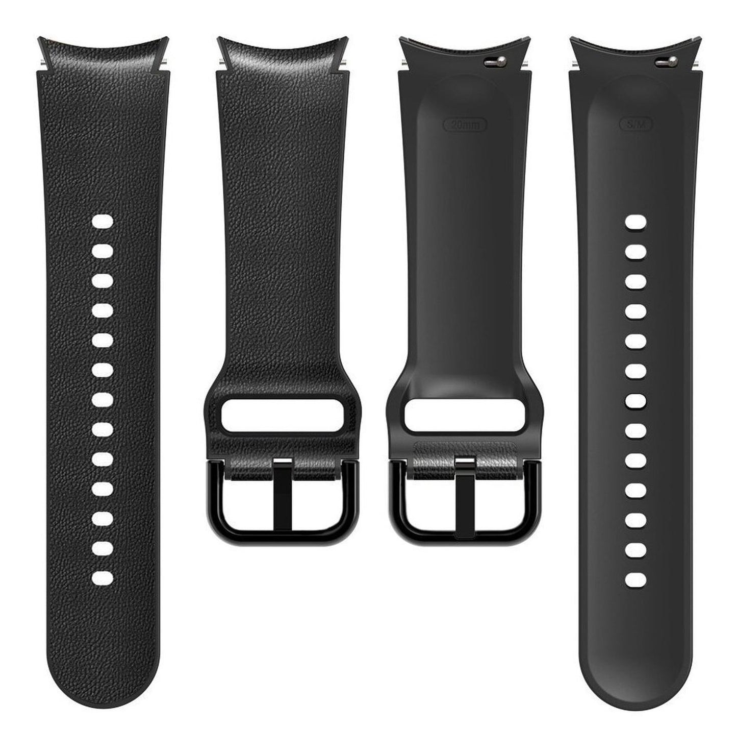 Correa Cuero + Silicona Para Samsung Galaxy Watch 4/watch 5/ Watch 6