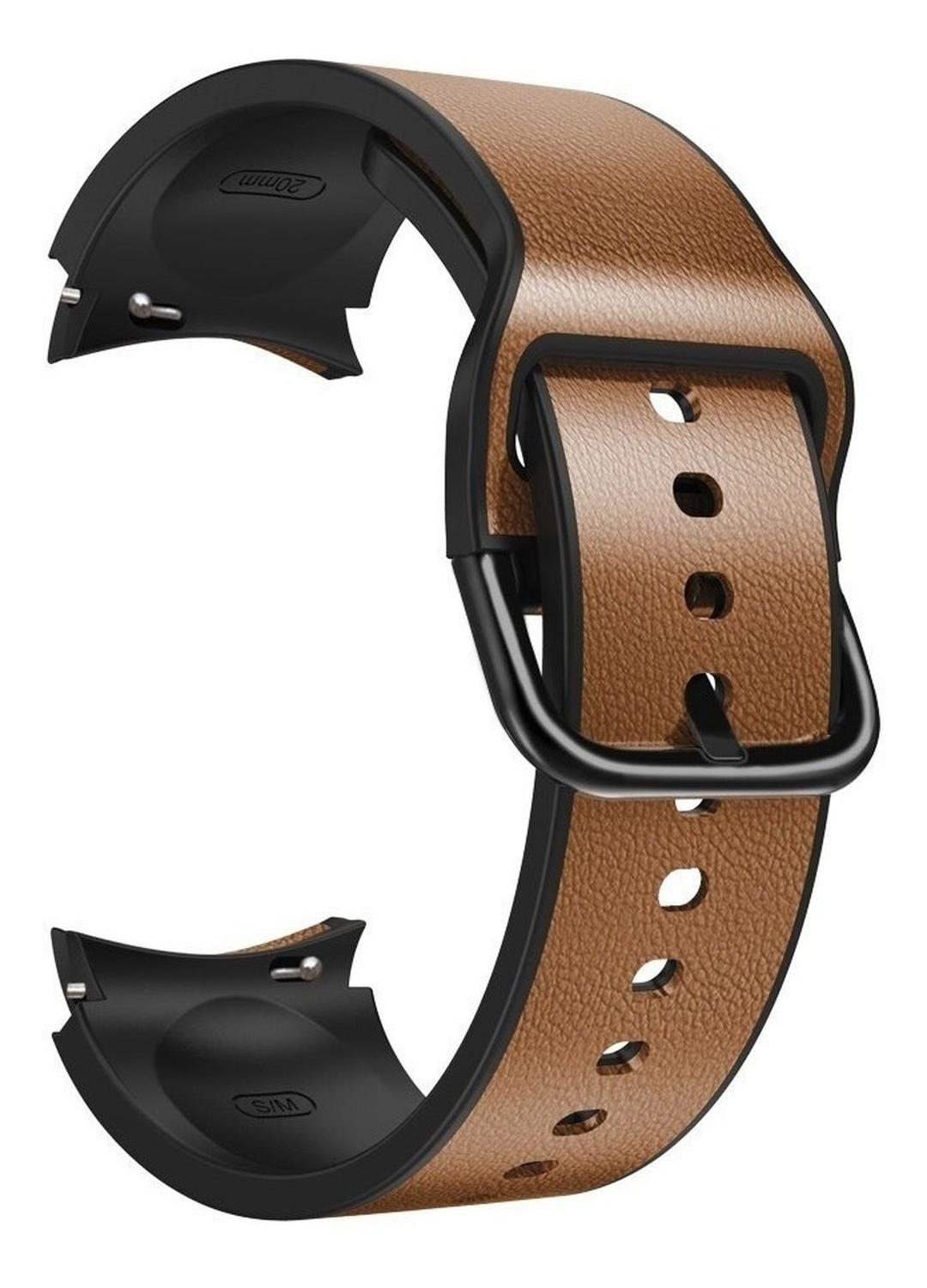 Correa Cuero + Silicona Para Samsung Galaxy Watch 4/watch 5/ Watch 6