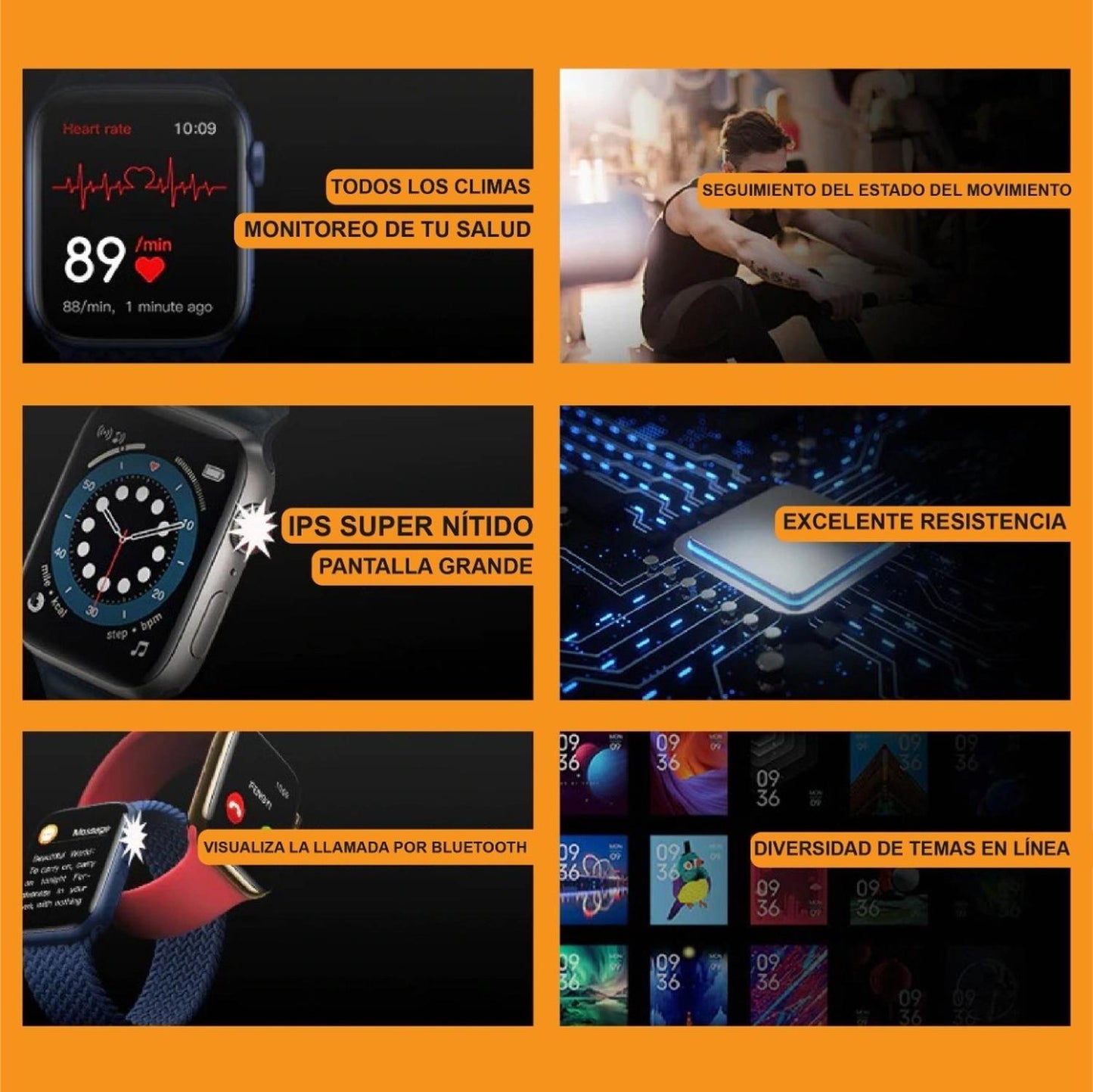 Smartwatch T500+ Pro Serie 9 Reloj Compatible Ios Y Android