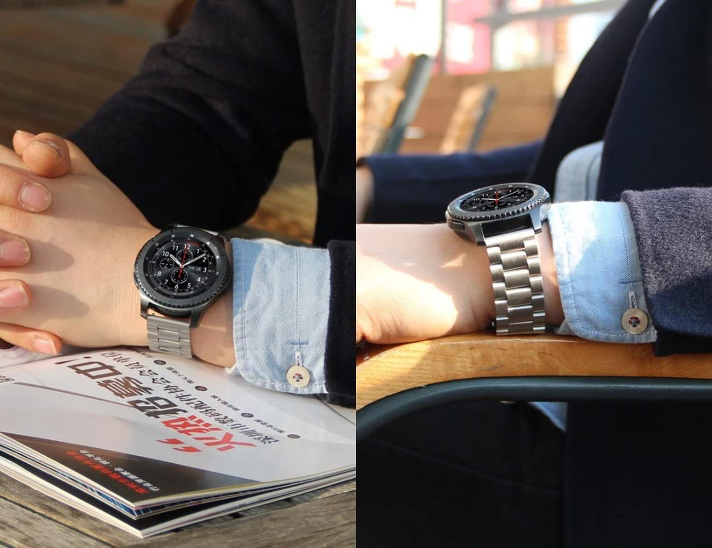 Correa Metálica Amazfit Gts,huawei Gt2,galaxy Watch 3 - 20mm