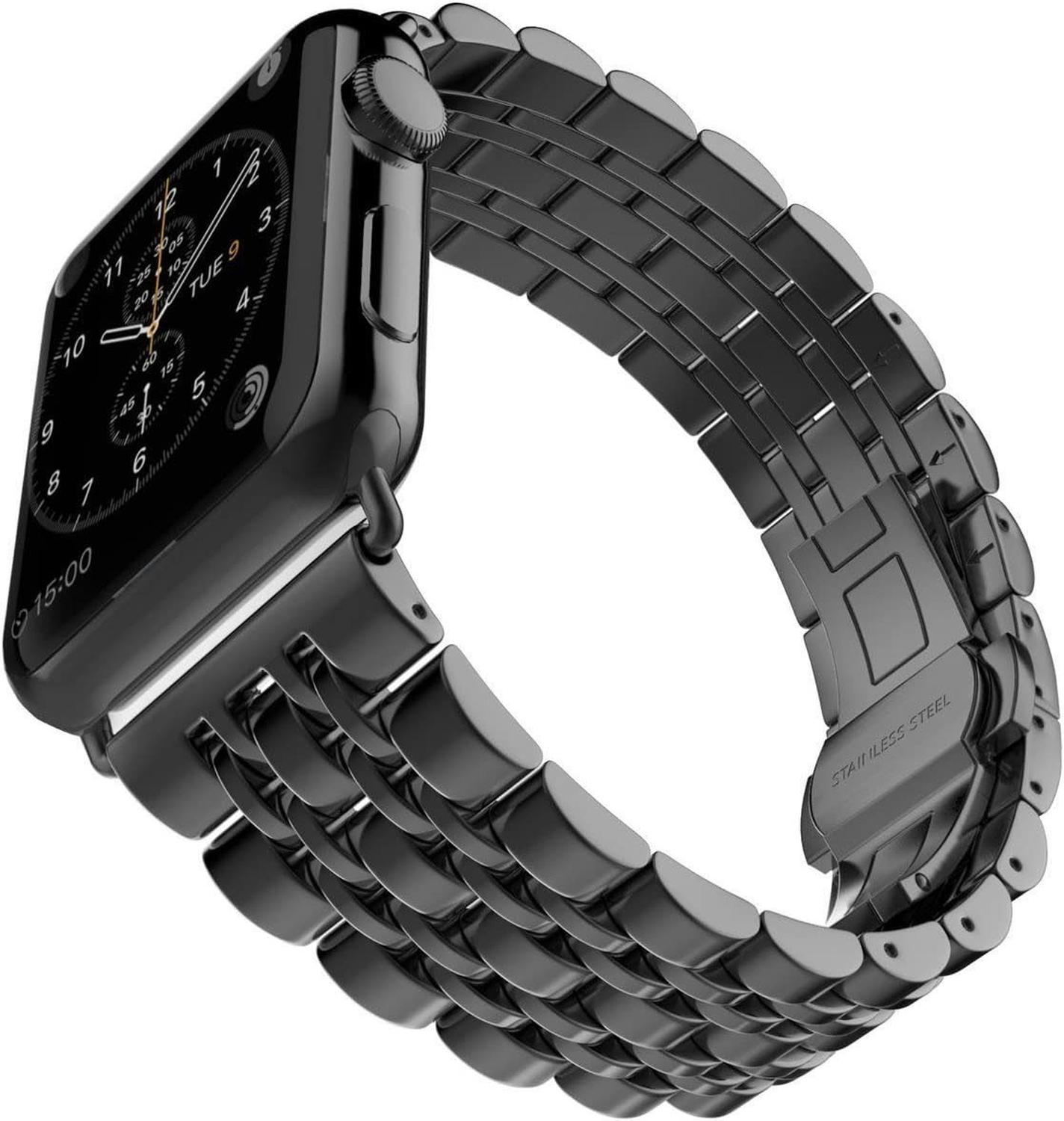 Correa Para Apple Watch Metálica Acero Inoxidable +ajustador