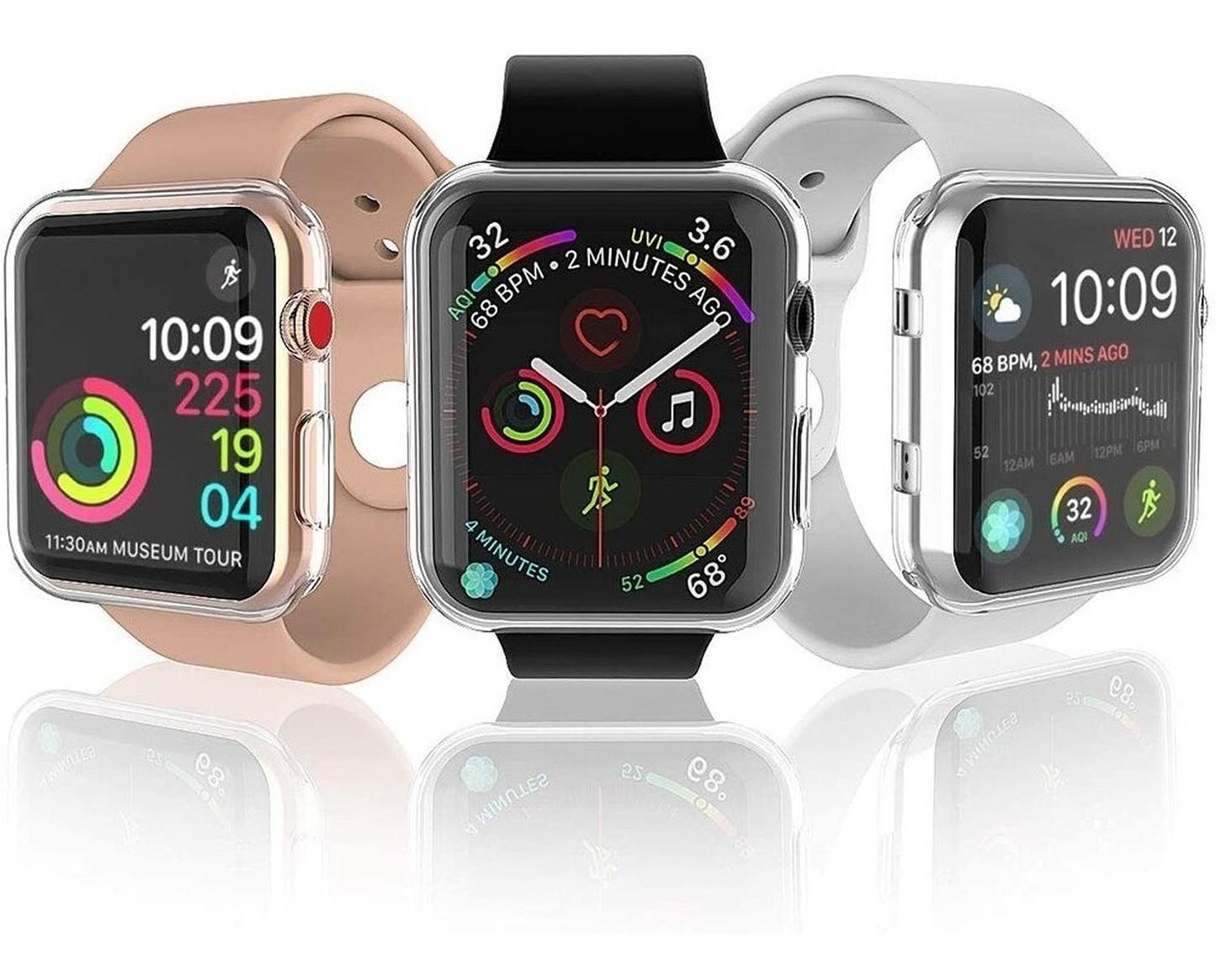 Carcasa Para Apple Watch 44 Mm Gel Transparente