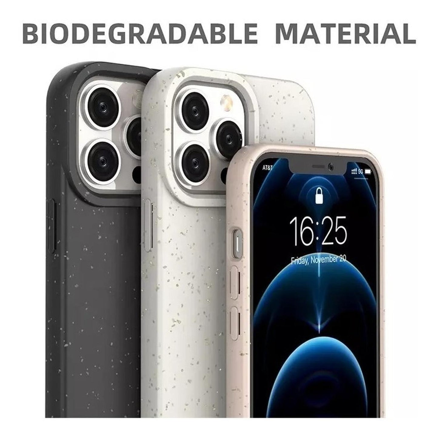 Carcasa Para iPhone 14 Material Reciclado Biodegradable Prem