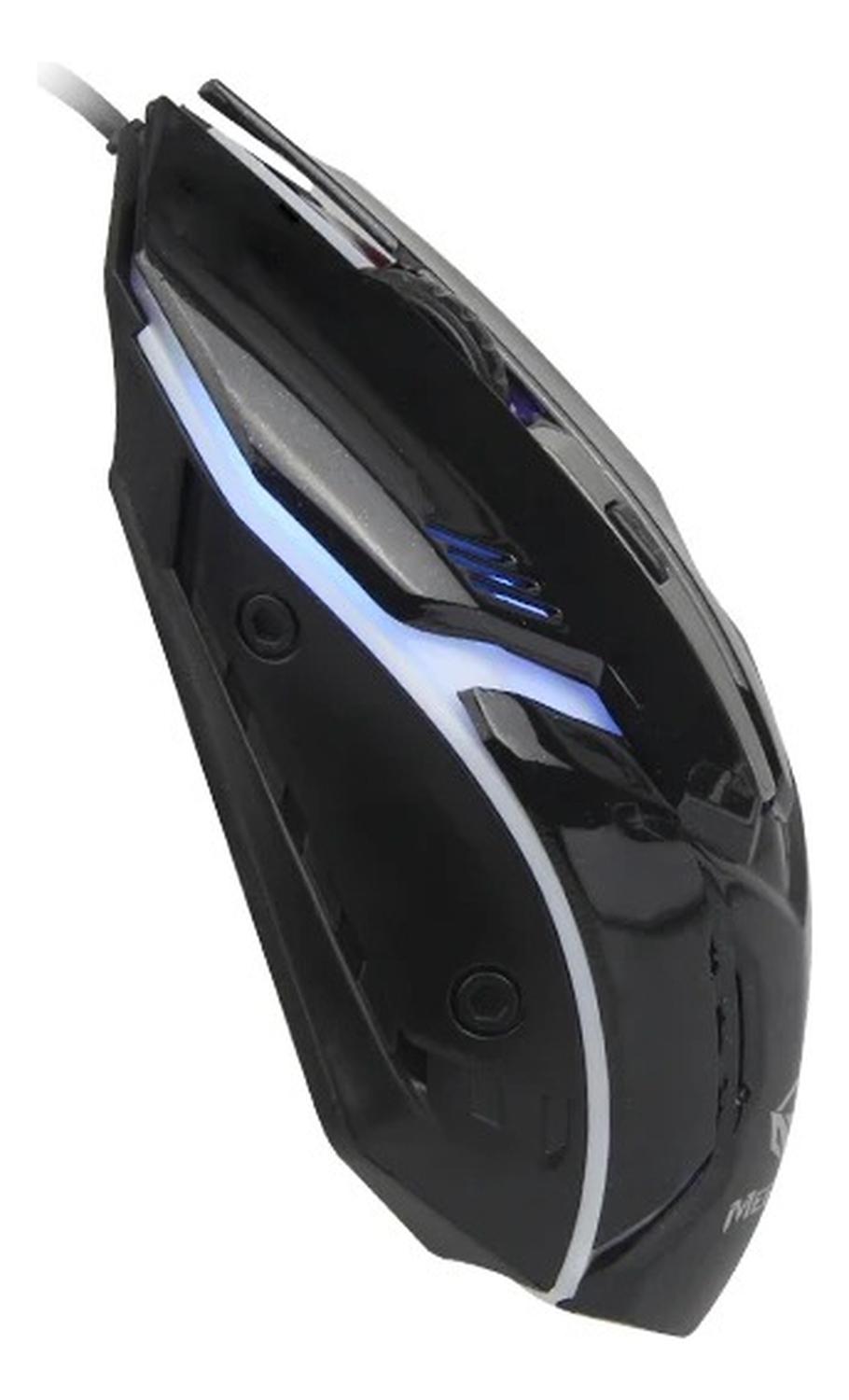 Mouse Gamer Meetion M371 Windows Optico Rgb Color Negro