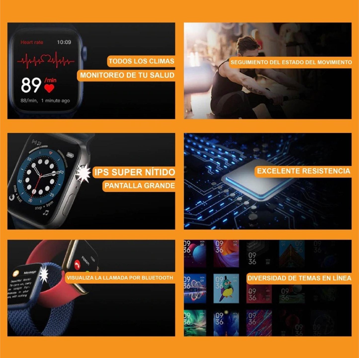 Smartwatch T500+Pro Serie 9 Compatible IOS Y Android