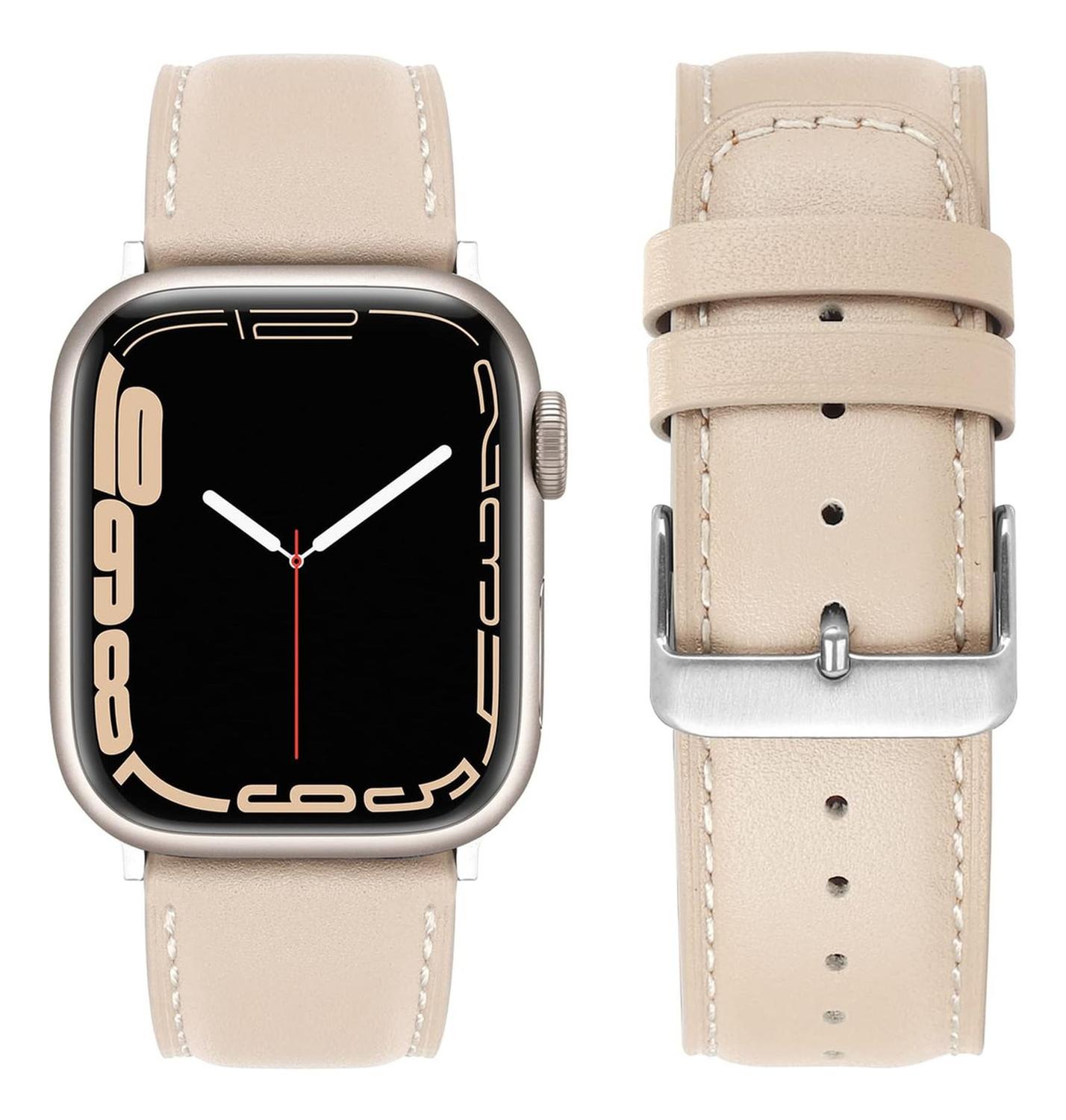 Correa De Cuero Para Apple Watch Todo Los Modelos 100% Cuero