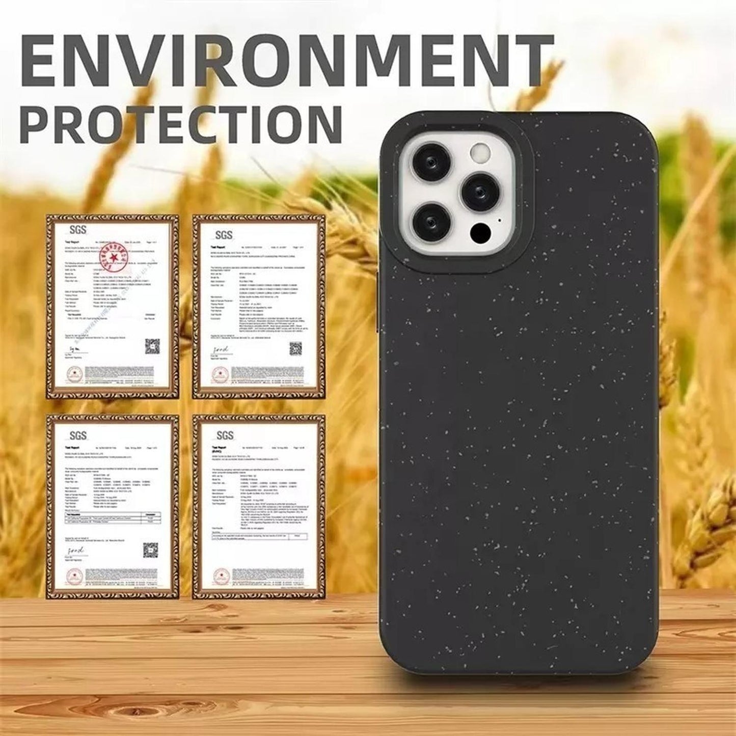 Carcasa Para iPhone 14 Material Reciclado Biodegradable Prem