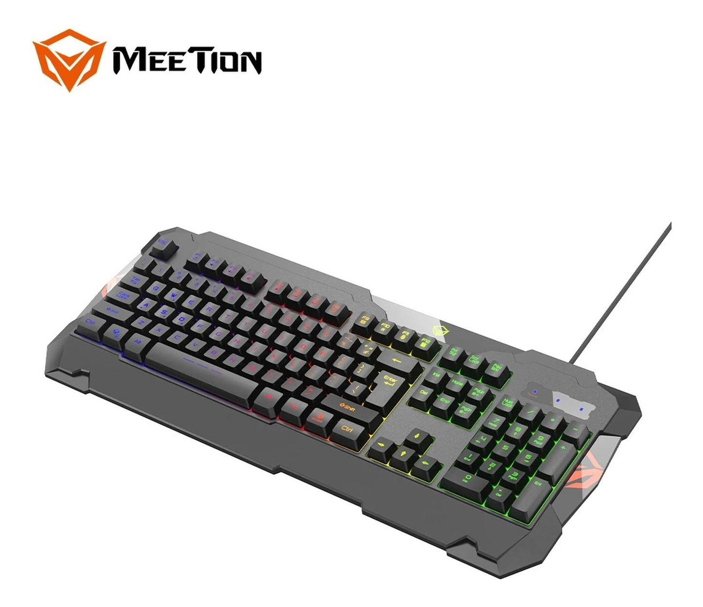 Kit Set Gamer Teclado Mouse Audifonos, Y Mousepad Meetion