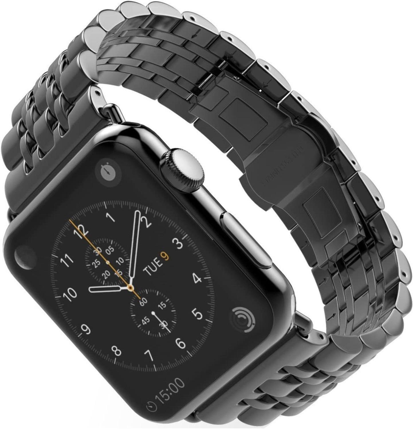 Correa Para Apple Watch Metálica Acero Inoxidable +ajustador