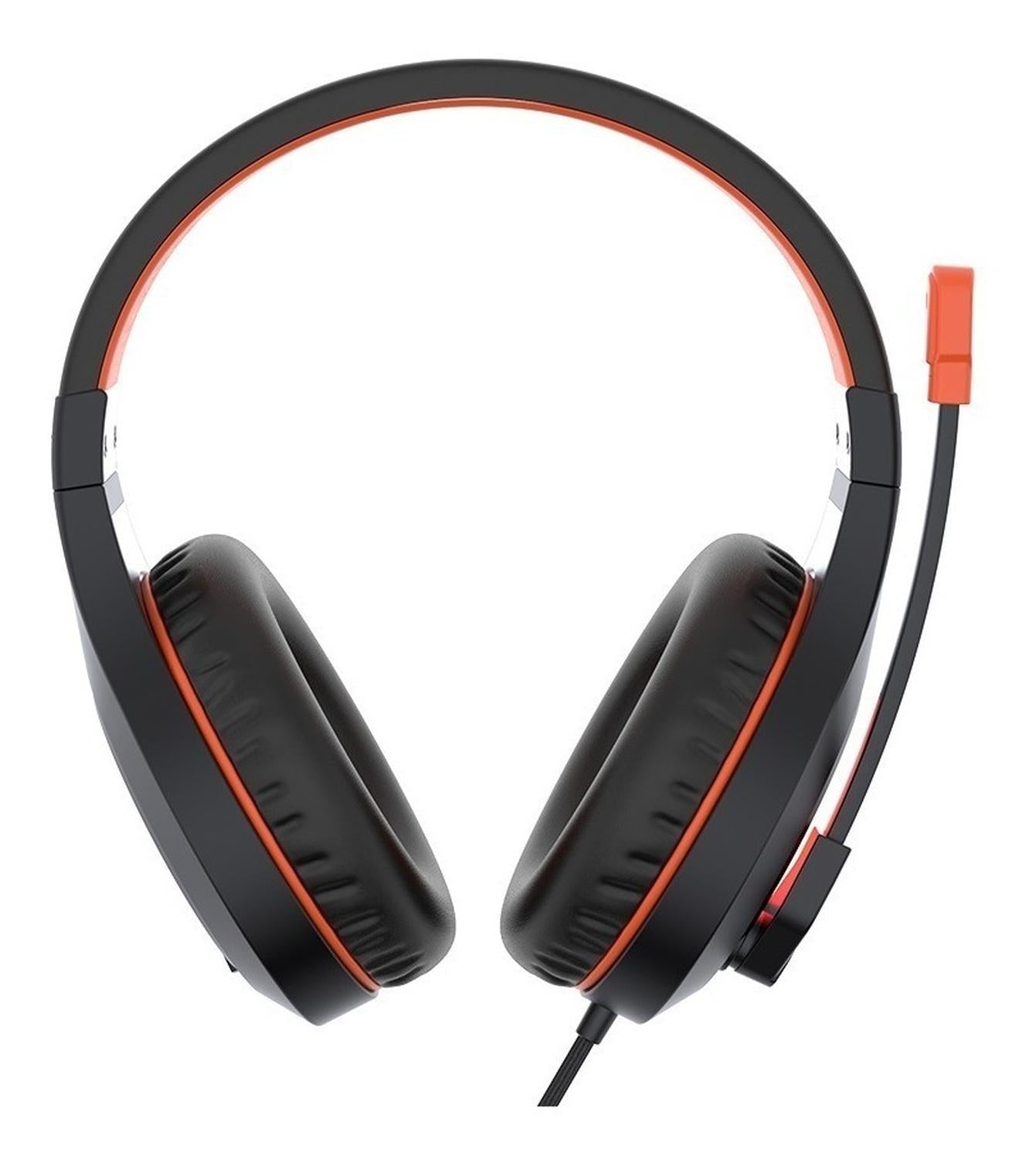 Audifonos Gamer Meetion Mt-hp021 Negro Y Naranja Micrófono