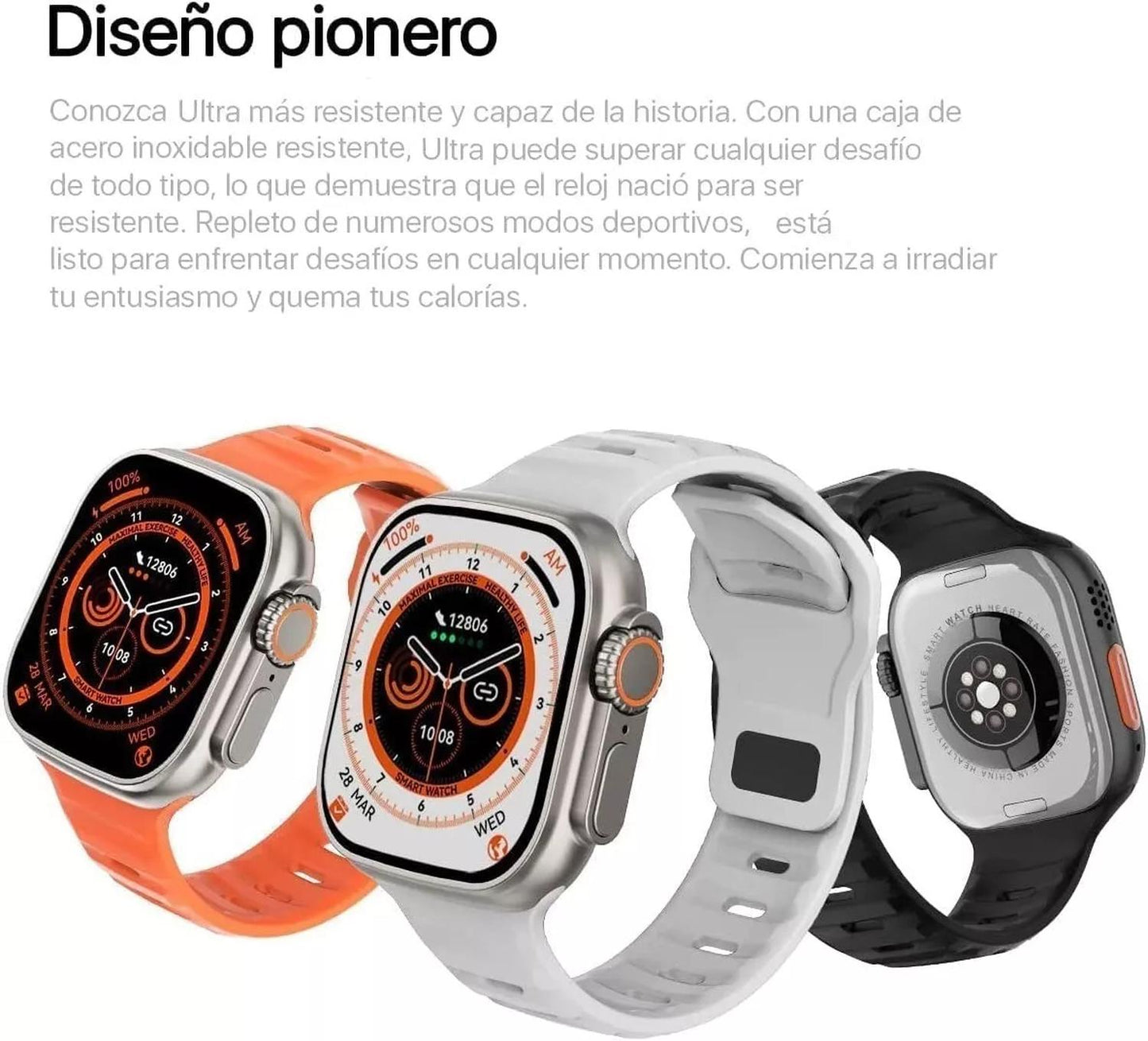 Reloj Inteligente T900 Ultra S Compatible Android Y iPhone