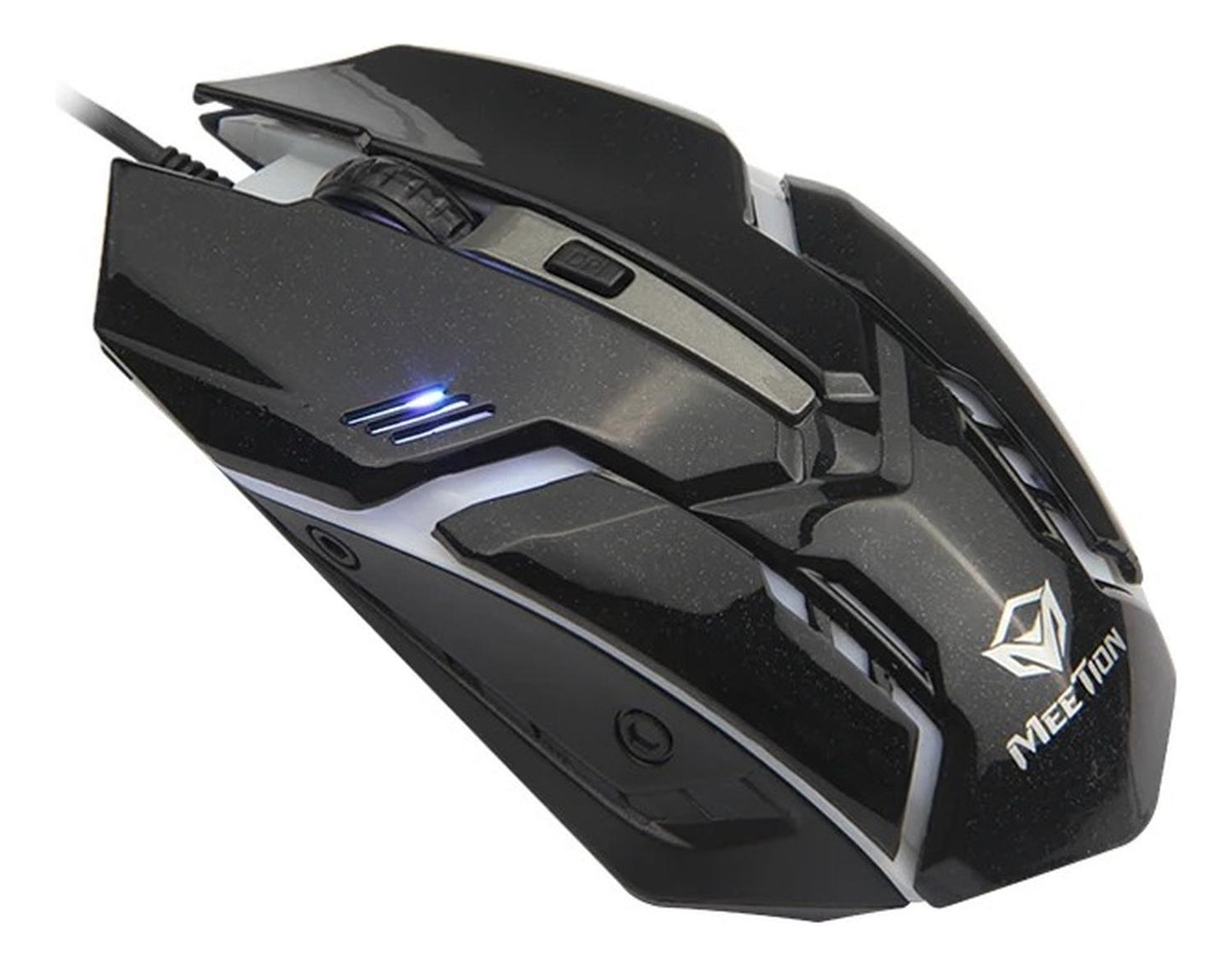 Mouse Gamer Meetion M371 Windows Optico Rgb Color Negro