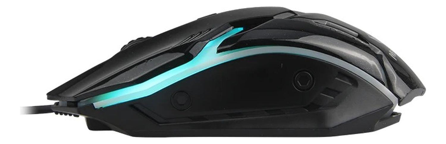 Mouse Gamer Meetion M371 Windows Optico Rgb Color Negro