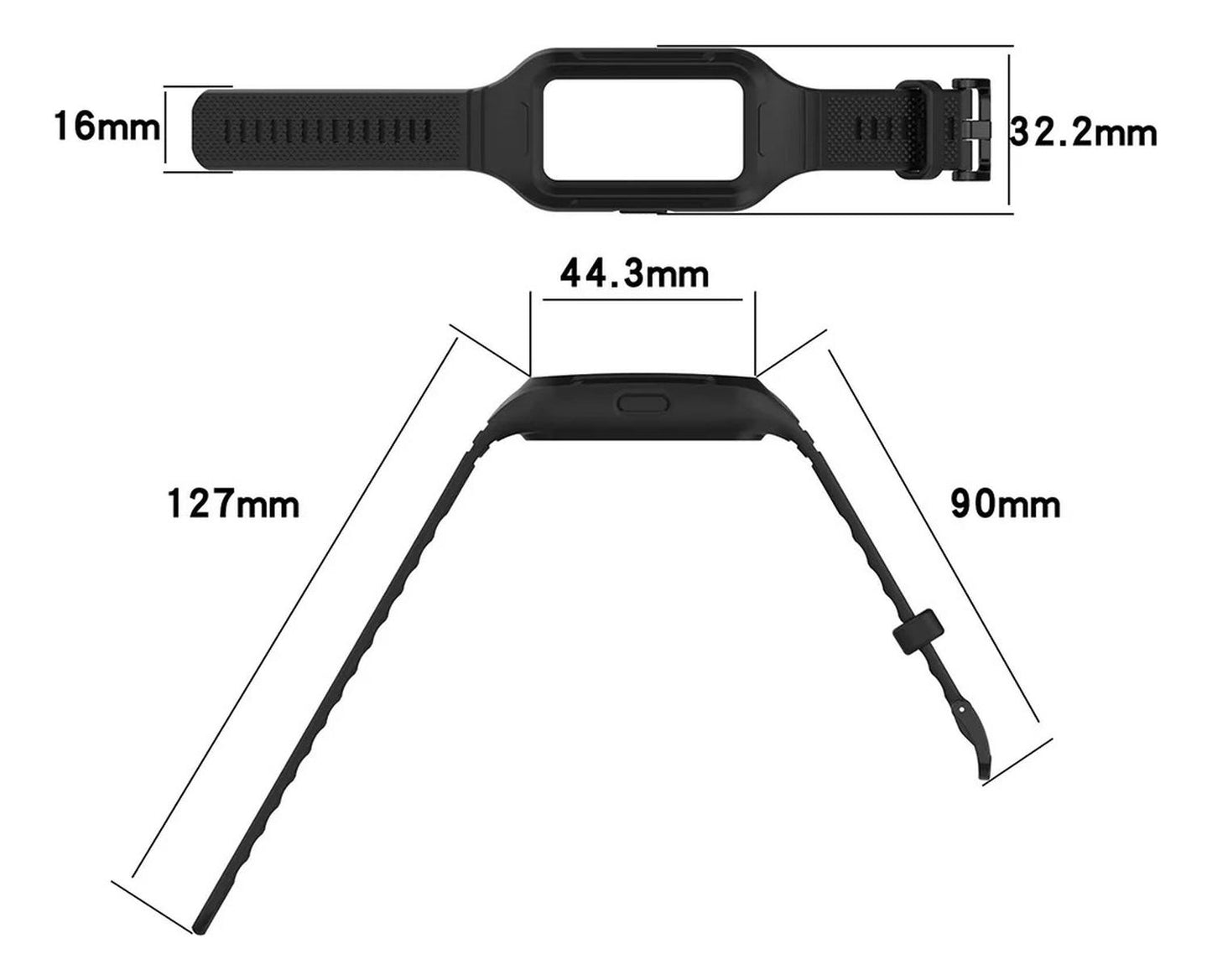 Correa De Silicona Completa Para Smartband Huawei Band 7 Y 6