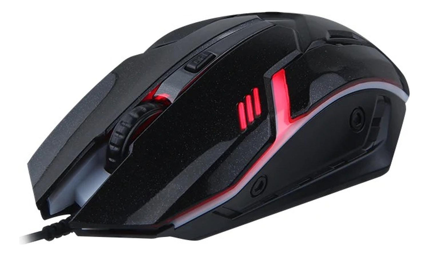 Mouse Gamer Meetion M371 Windows Optico Rgb Color Negro